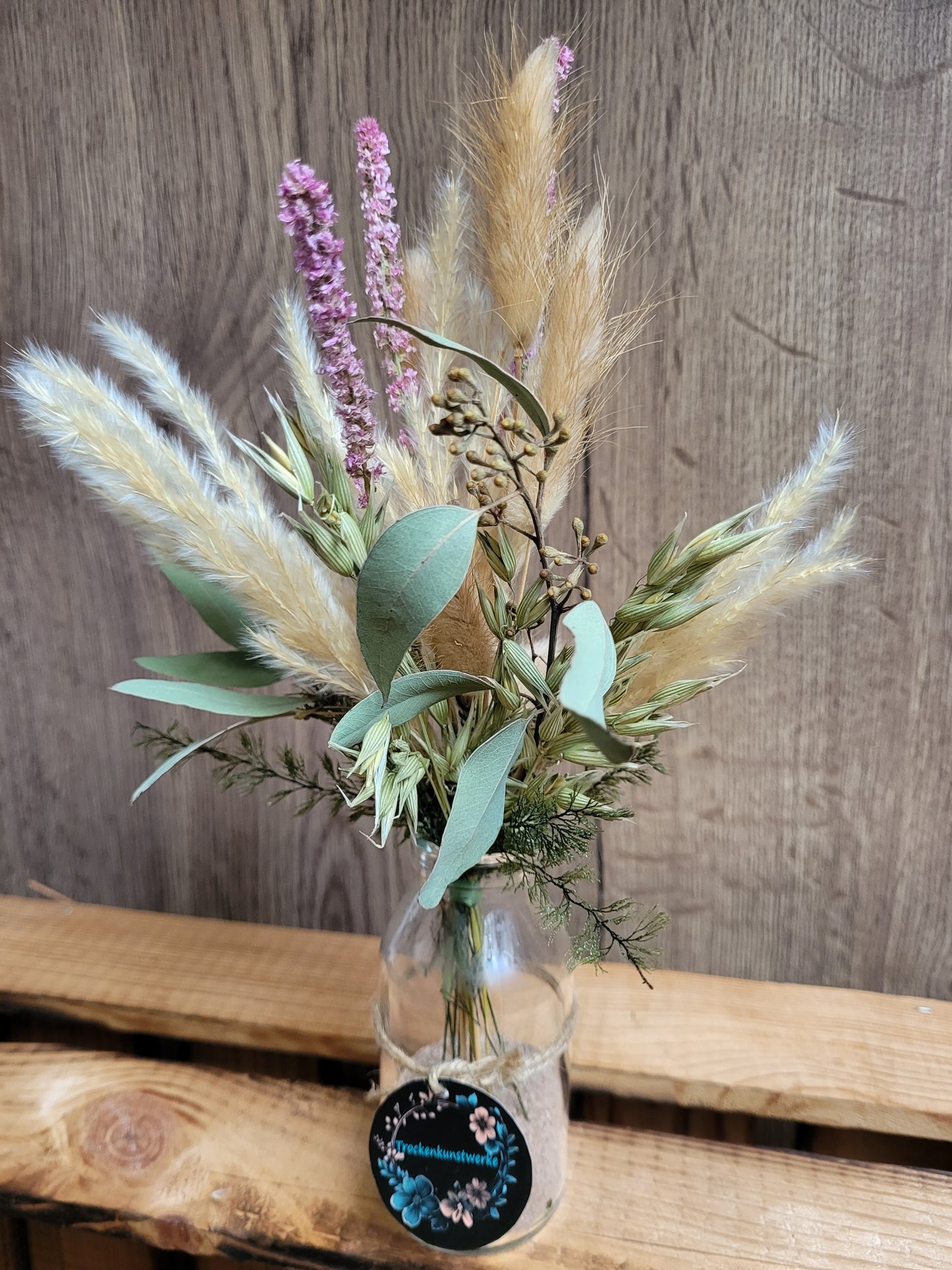 Trockenblumen-strauß „Zarte Farben"