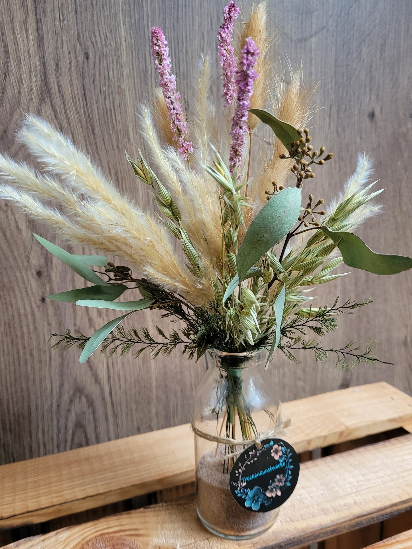 Trockenblumen-strauß „Zarte Farben"