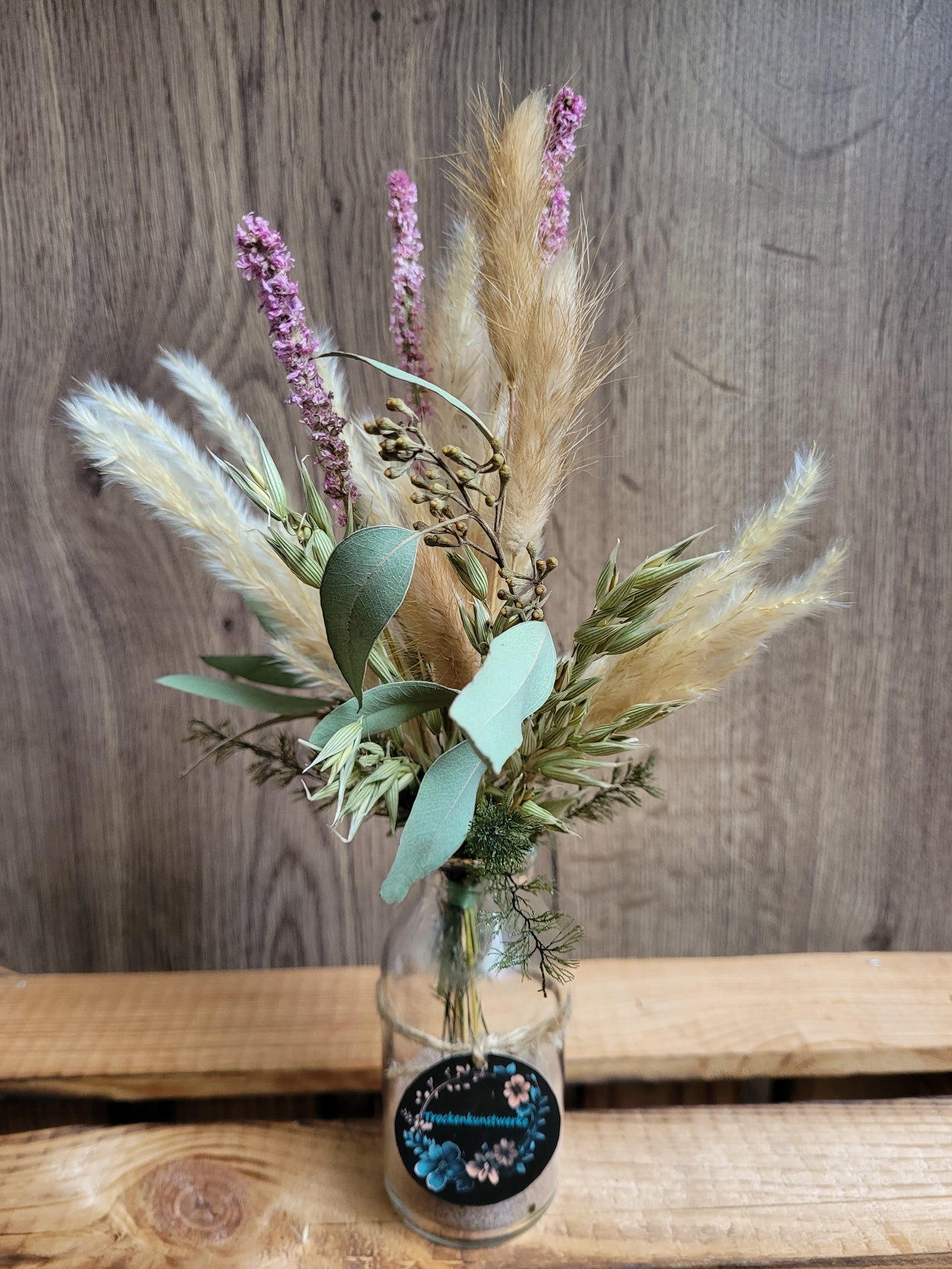 Trockenblumen-strauß „Zarte Farben"