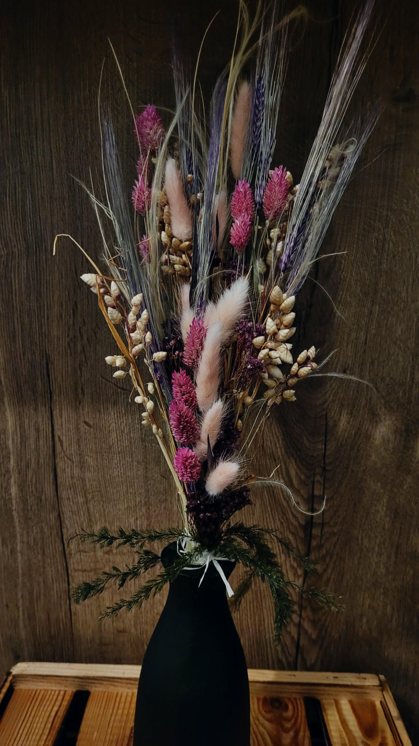 Trockenblumen- strauß „ein Traum in Rosa"