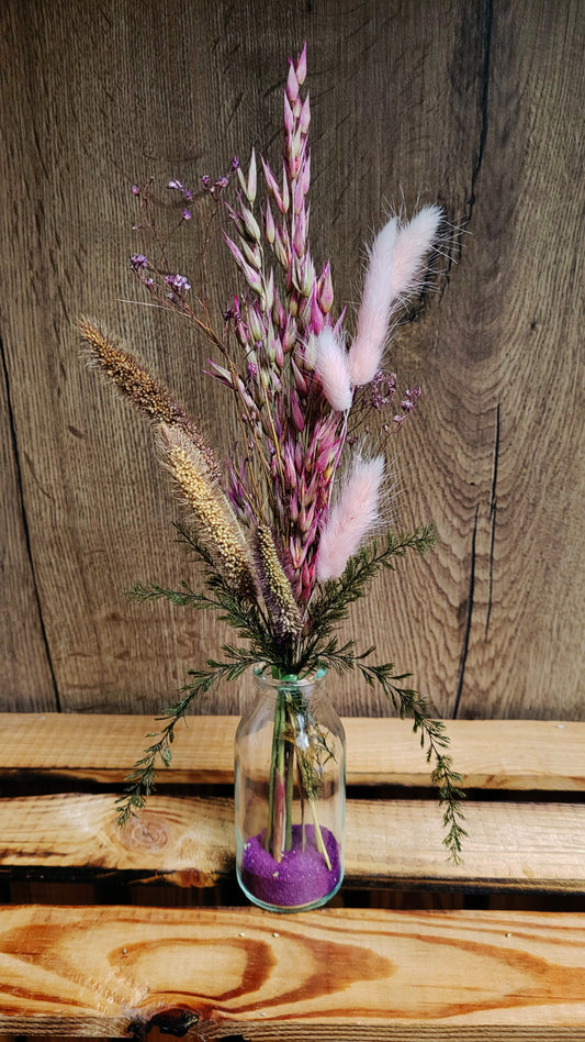 Trockenblumen- strauß „Ein hauch von Lila“