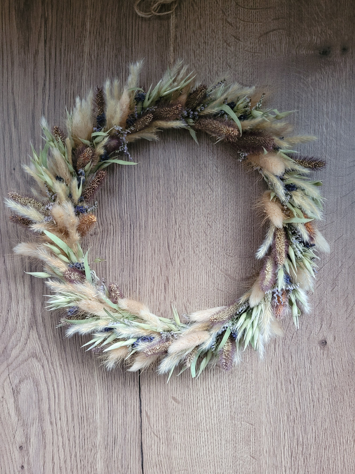 Trockenblumen- Kranz „Zarte Natur"
